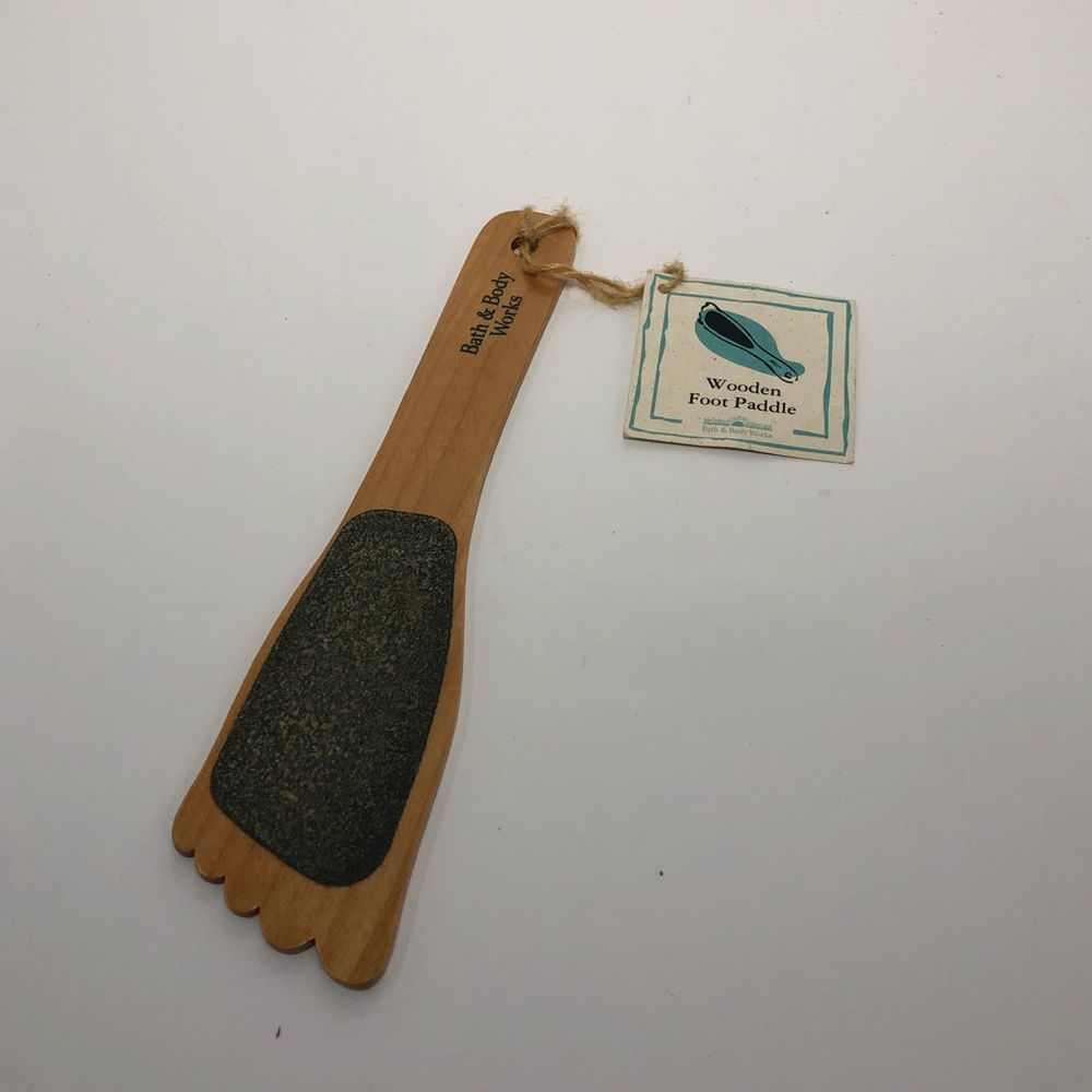 Bath and Body Works Wooden Foot Paddle